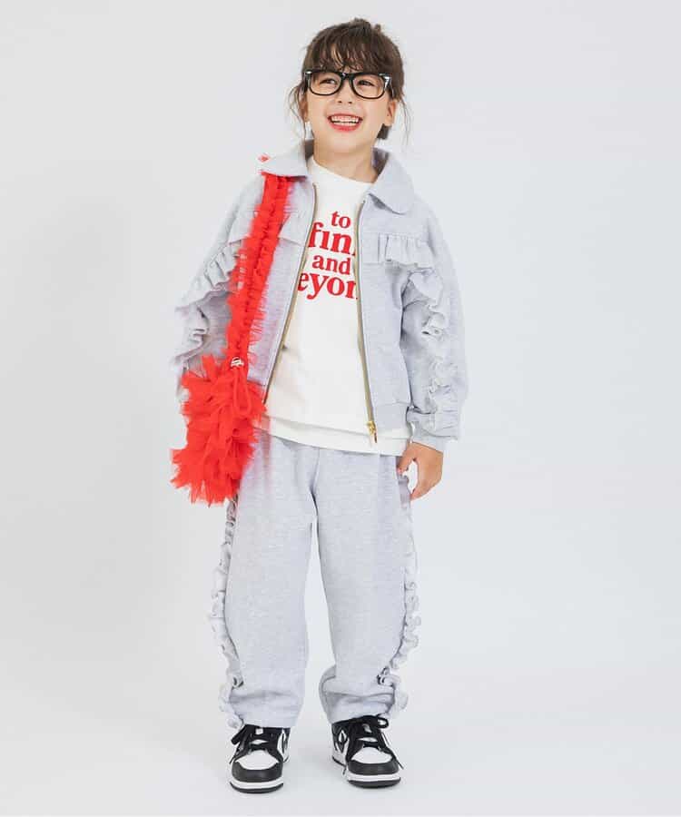 girlsバレルレッグスウェットパンツ  10分丈_942120