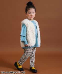 【WEB限定】DAISUKIゆったり総柄パンツ  10分丈_913533