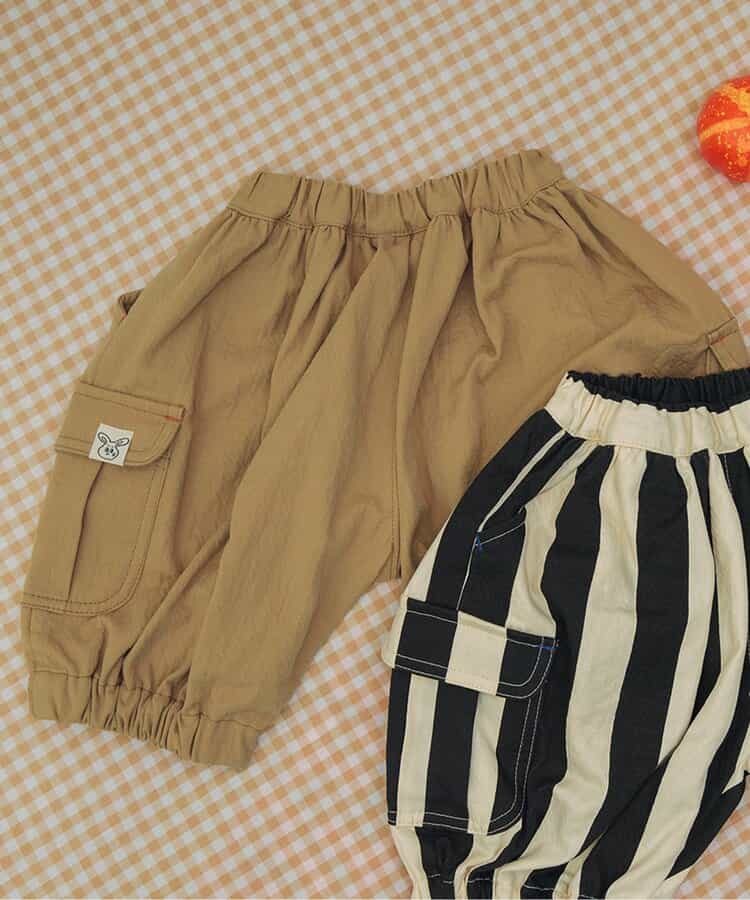 ★SALE★【Bpop】ベビーカーゴパンツ 9分丈