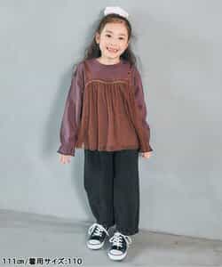 WEB限定  ゆったりタックデニムパンツ_963522