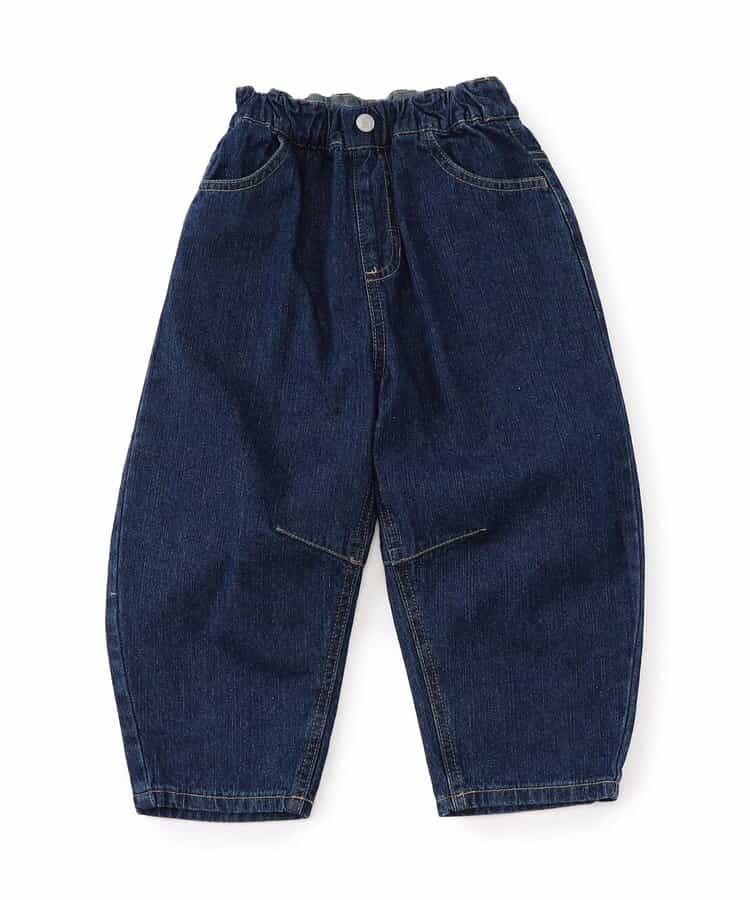 カーブデニムパンツ(セットアップ可)  10分丈_913556