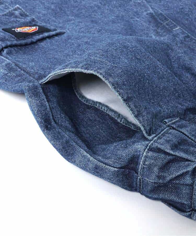 WEB限定【Dickies】デニムカーゴパンツ  10分丈_996495