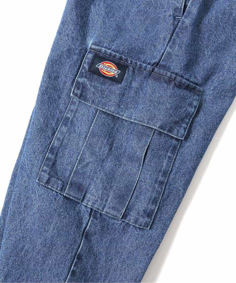 WEB限定【Dickies】デニムカーゴパンツ  10分丈_996496