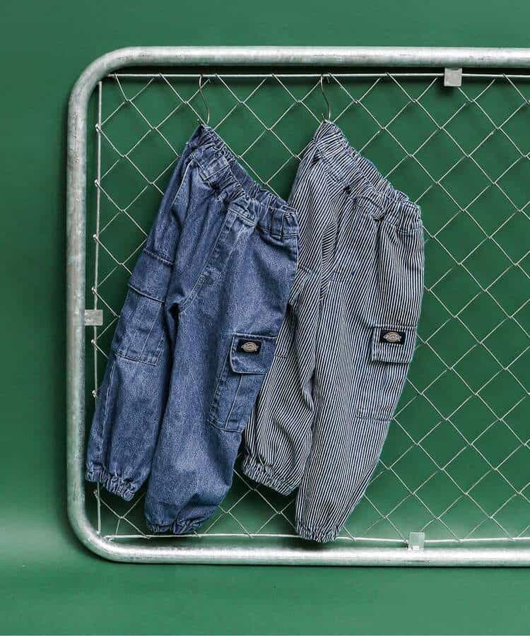 WEB限定【Dickies】デニムカーゴパンツ  10分丈_996500