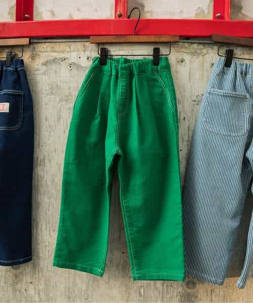 WEB限定  やわらかテーパードパンツ  10分丈