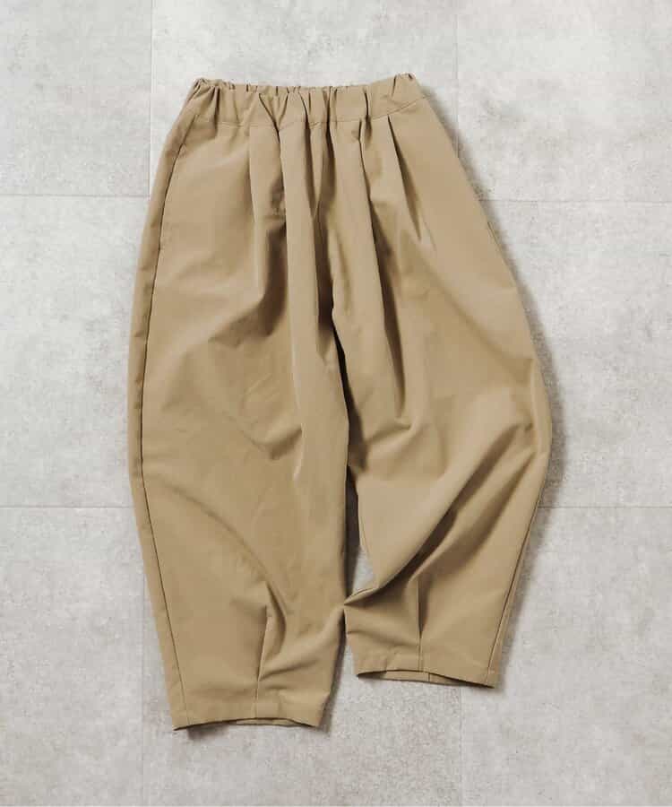 WEB限定 タックテーパードパンツ  10分丈