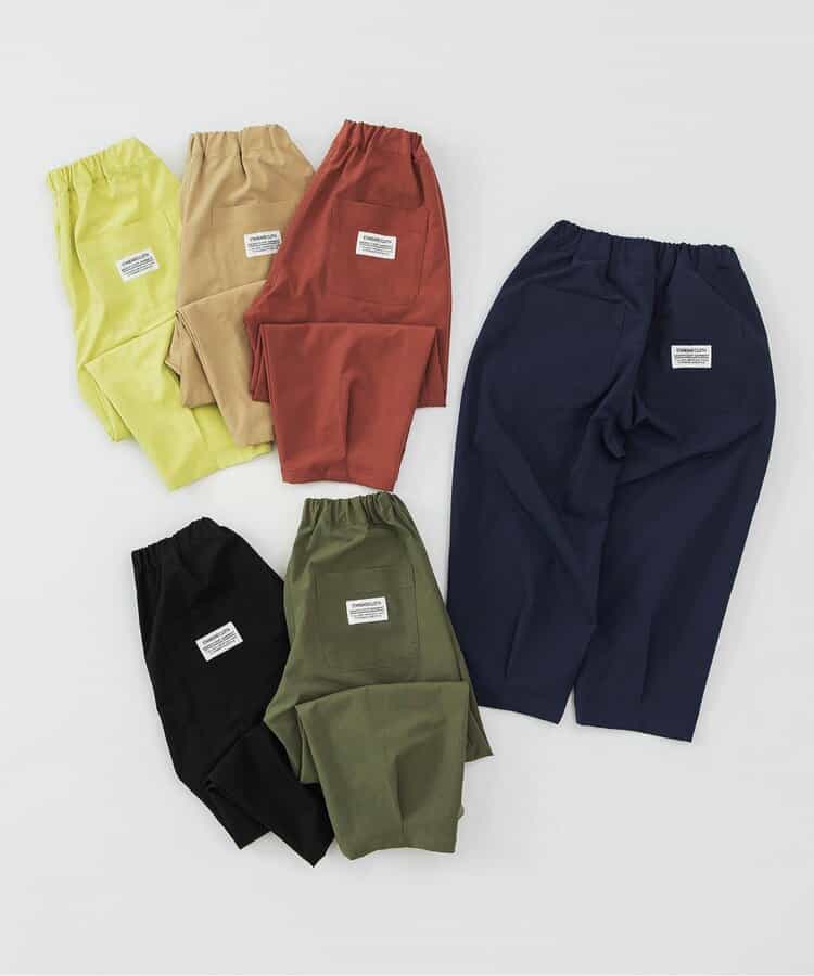 WEB限定 タックテーパードパンツ  10分丈_914402