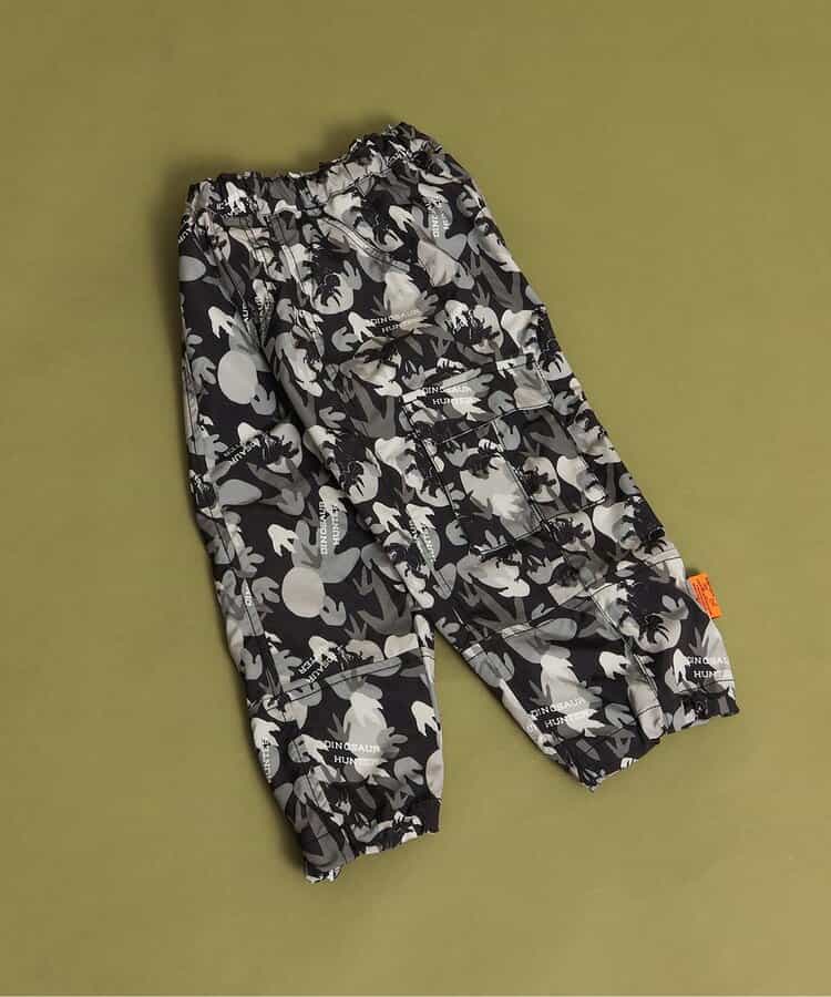 ★SALE★ダイナソー足あとカモフラワイドボトム  10分丈