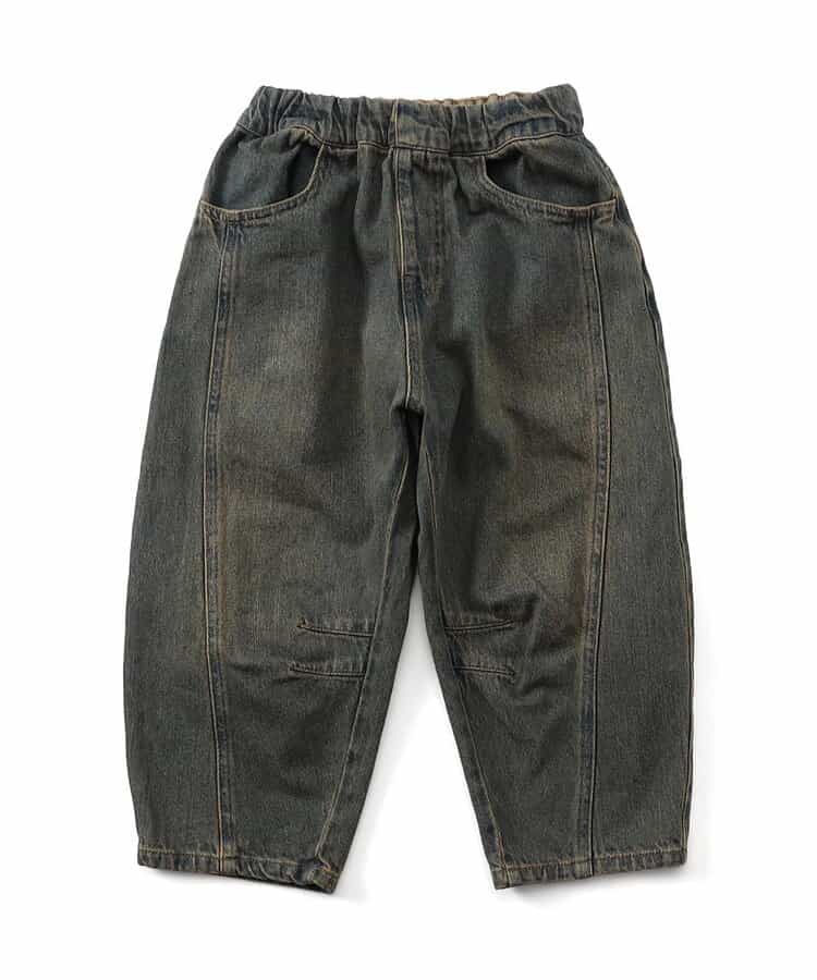 バレルレッグデニムパンツ  10分丈_930324