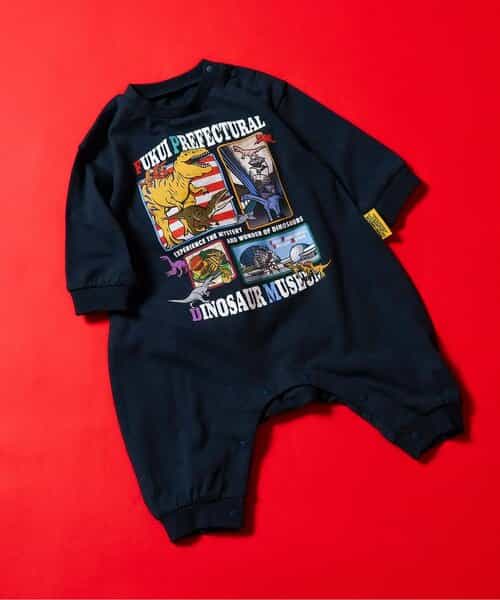 福井県立恐竜博物館コラボ ロゴモチーフカバーオール