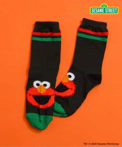 【リンク】SESAME STREET フェイスモチーフソックス