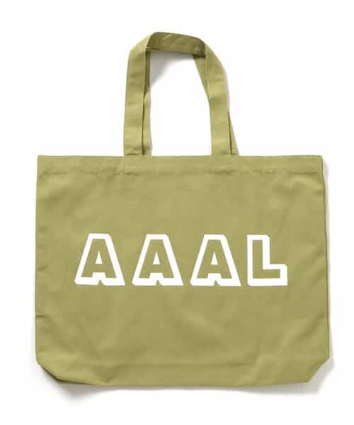 【AAAL PROD】ロゴ入りトートバッグ