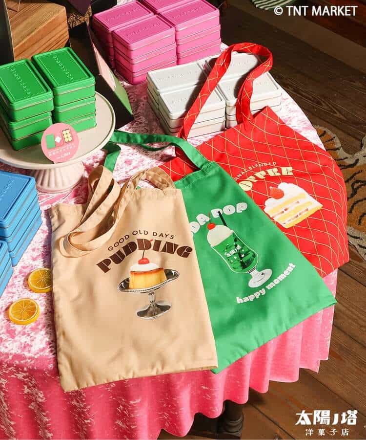 WEB限定 太陽ノ塔洋菓子店 転写トートBAG_978549