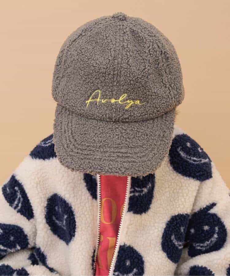 ボア刺繍ロゴCAP_969915