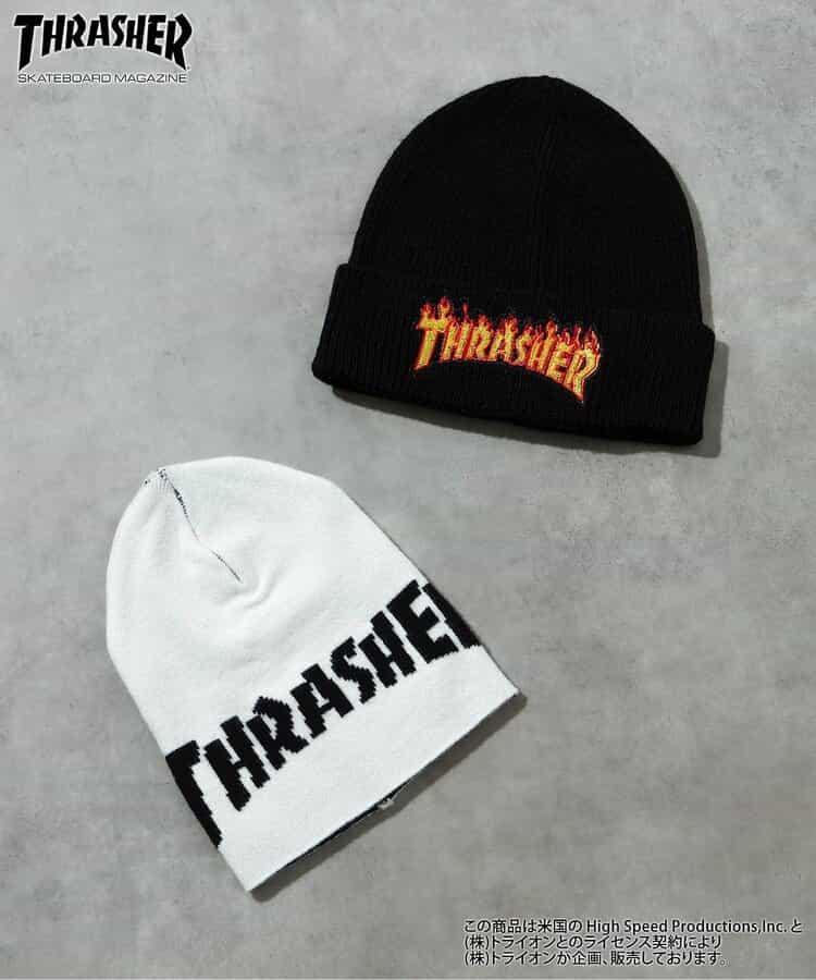 THRASHER ロゴニット帽_964026
