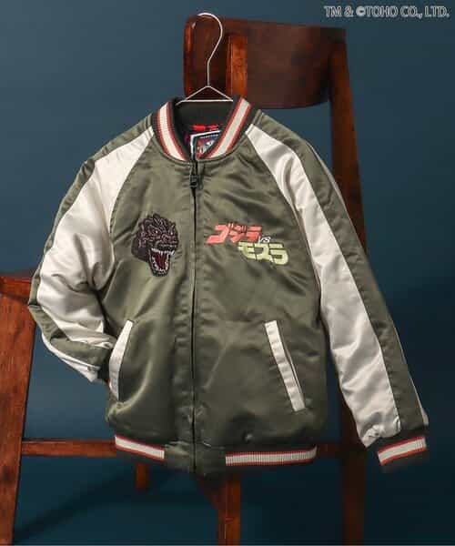 ★SALE★【ゴジラ】ゴジラVSリバーシブルスカジャン（キッズサイズ）