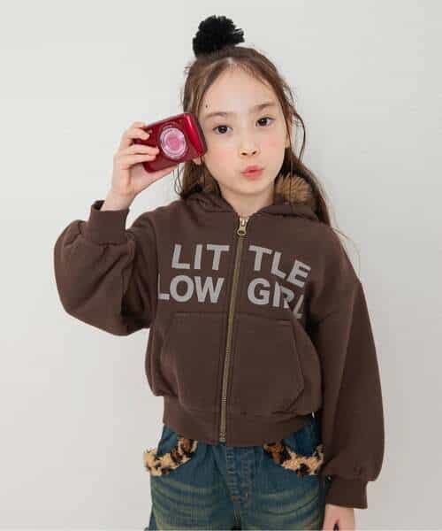 あったかgirlsファー付きフードパーカー