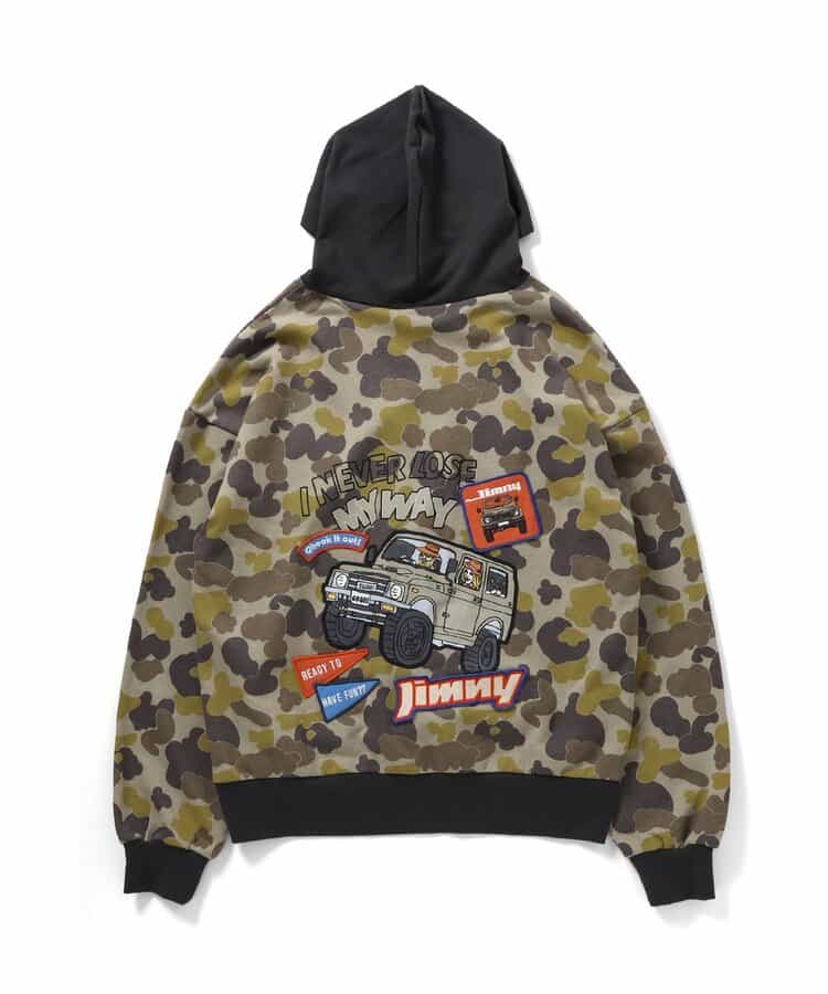 ★SALE★【リンク】Jimnyコラボ ワッペンパーカー(大人サイズ)_637925