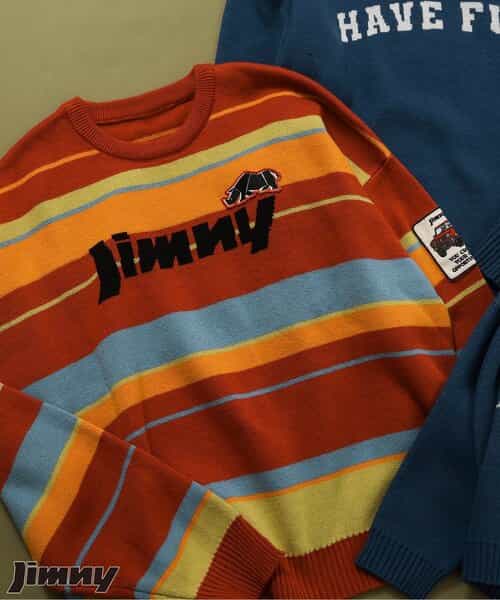 ★SALE★【リンク】Jimnyコラボ ジャガードセーター(大人サイズ)_マシンウォッシャブル