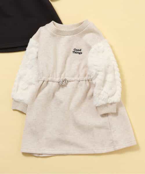 ★SALE★袖ボアワンピース