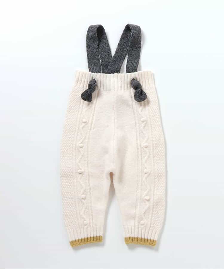★SALE★Bpop ケーブルニットサロペ(セットアップ可)_647109