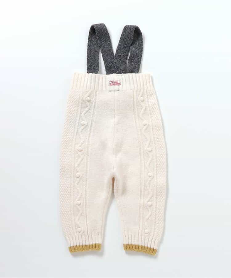 ★SALE★Bpop ケーブルニットサロペ(セットアップ可)_647110