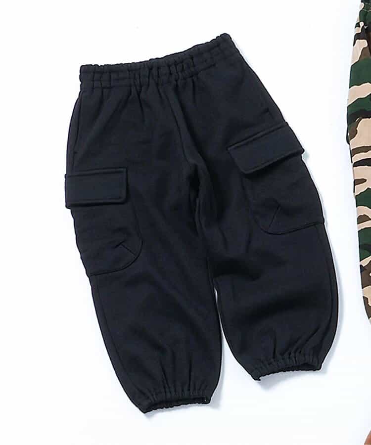 ★SALE★【裏起毛】あったかカーゴパンツ  10分丈