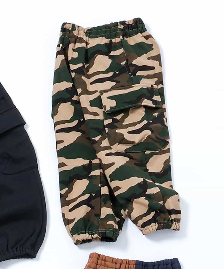 ★SALE★【裏起毛】あったかカーゴパンツ  10分丈