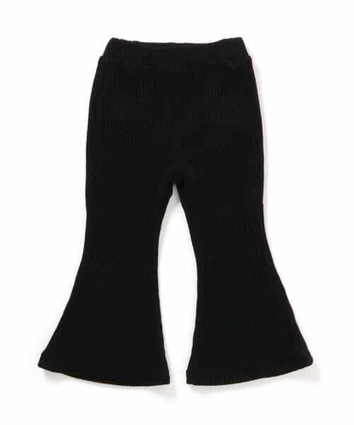 ベロアフレアパンツ（セットアップ可）  10分丈