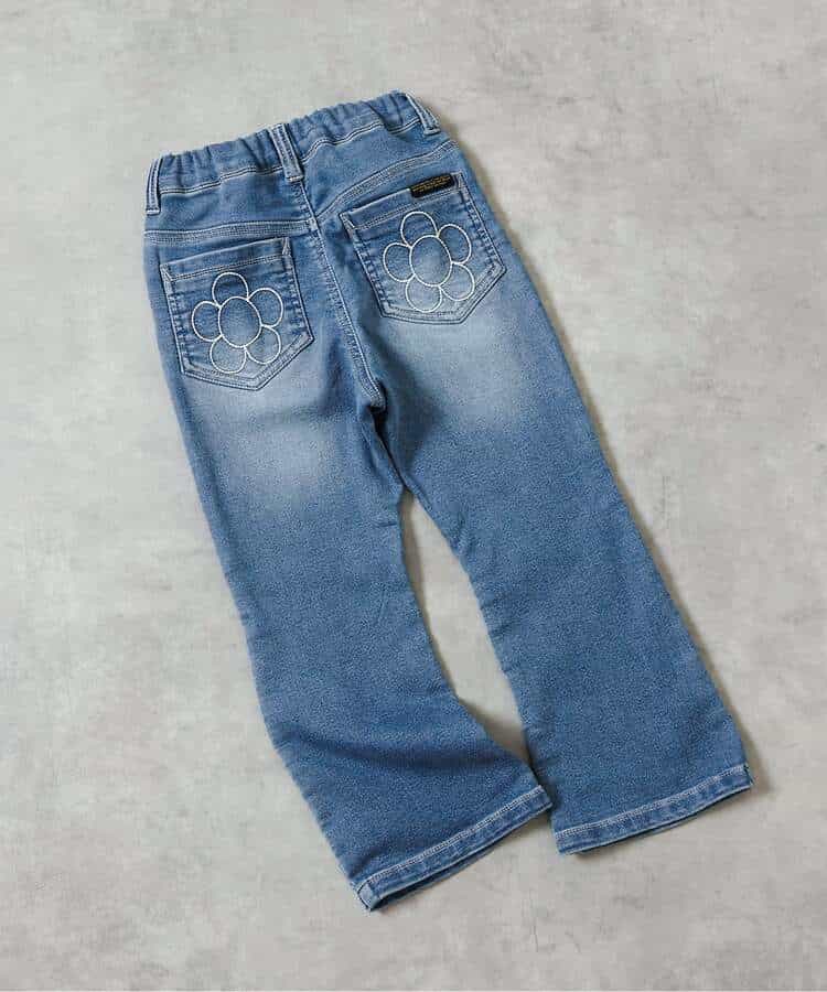 あったかフレアエブリパンツ  10分丈 スーパーストレッチ