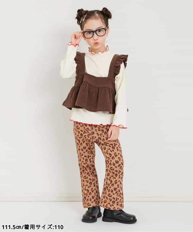 あったかフレアエブリパンツ  10分丈 スーパーストレッチ_989582