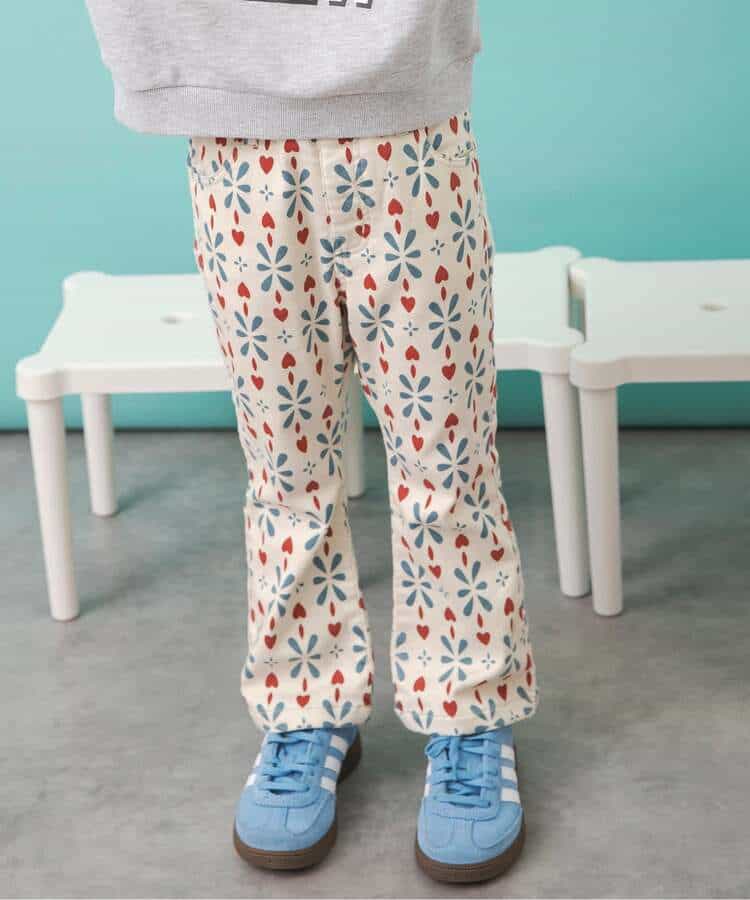 あったかフレアエブリパンツ  10分丈 スーパーストレッチ