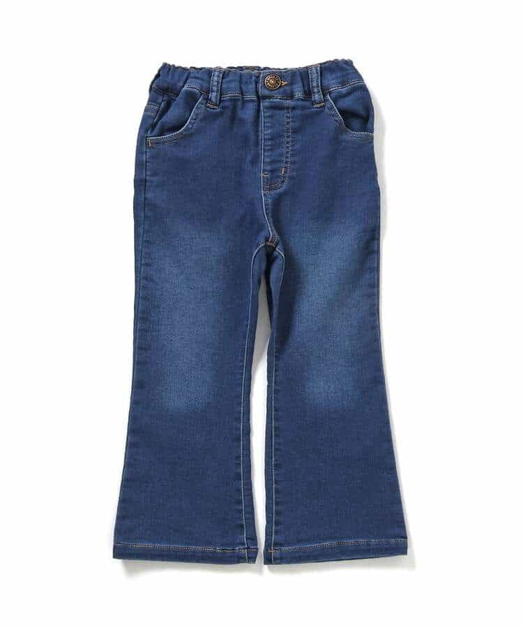 あったかフレアエブリパンツ  10分丈 スーパーストレッチ_989596