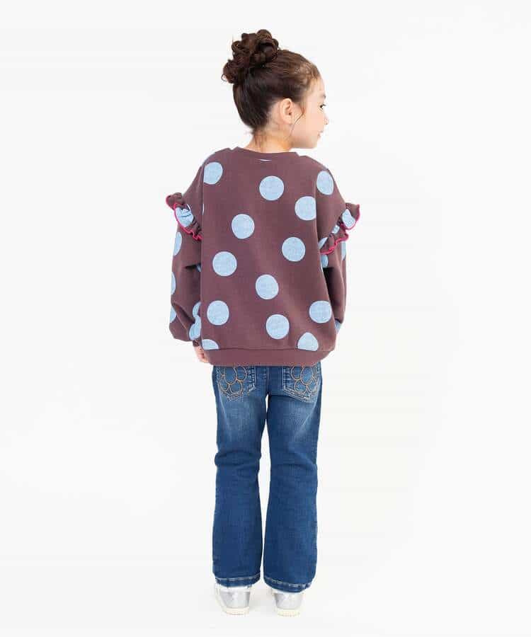 あったかフレアエブリパンツ  10分丈 スーパーストレッチ_989599