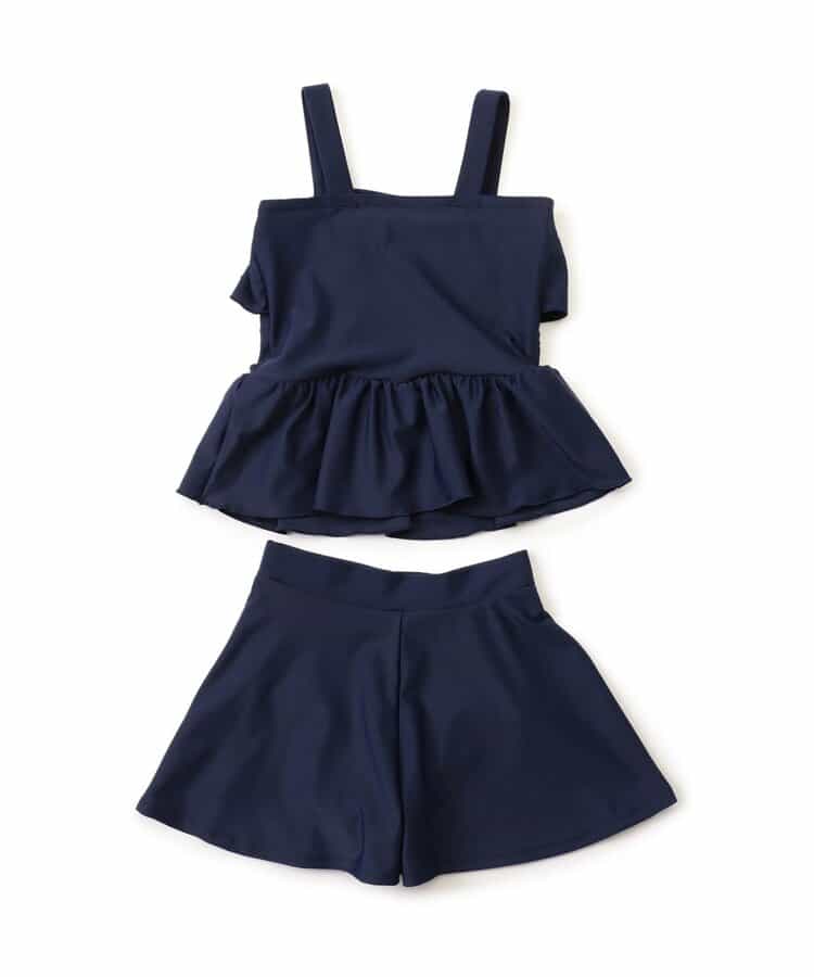 ★SALE★【ジュニア対応】女児 フリルスクールセパレート水着_UVカット_877301