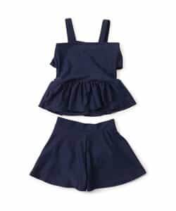 ★SALE★【ジュニア対応】女児 フリルスクールセパレート水着_UVカット_877301