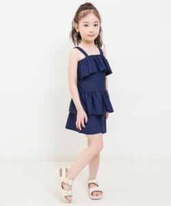 ★SALE★【ジュニア対応】女児 フリルスクールセパレート水着_UVカット_877312