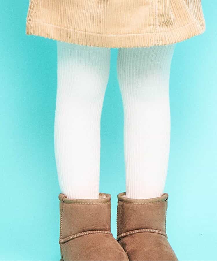 ★SALE★カラフルリブウエストハグタイツ