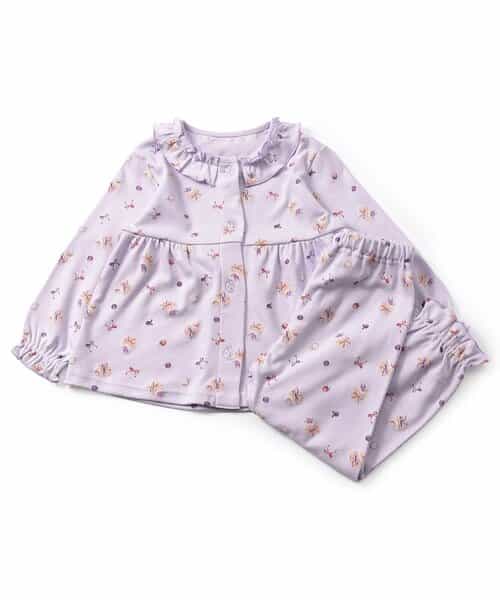【リンク】カップケーキ柄フリルスムースパジャマ