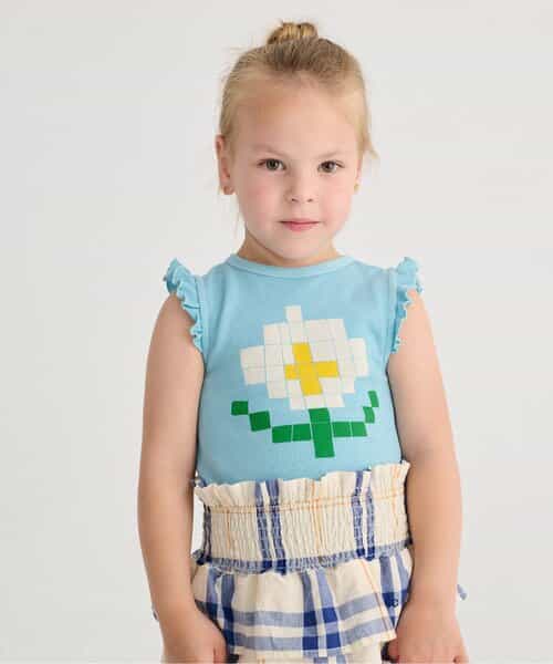 ★SALE★Pixel Daisy 半袖Tシャツ【キッズ】