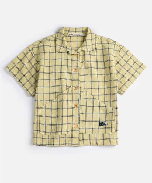 ★SALE★Spicy Window Pane 半袖シャツ【キッズ】