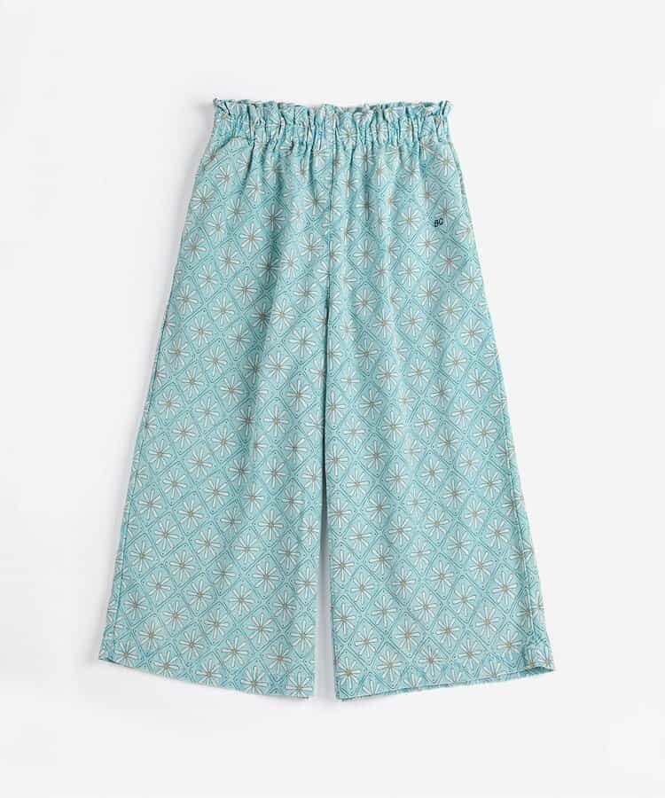 総柄Daisy Mosaic 長パンツ・布帛【キッズ】