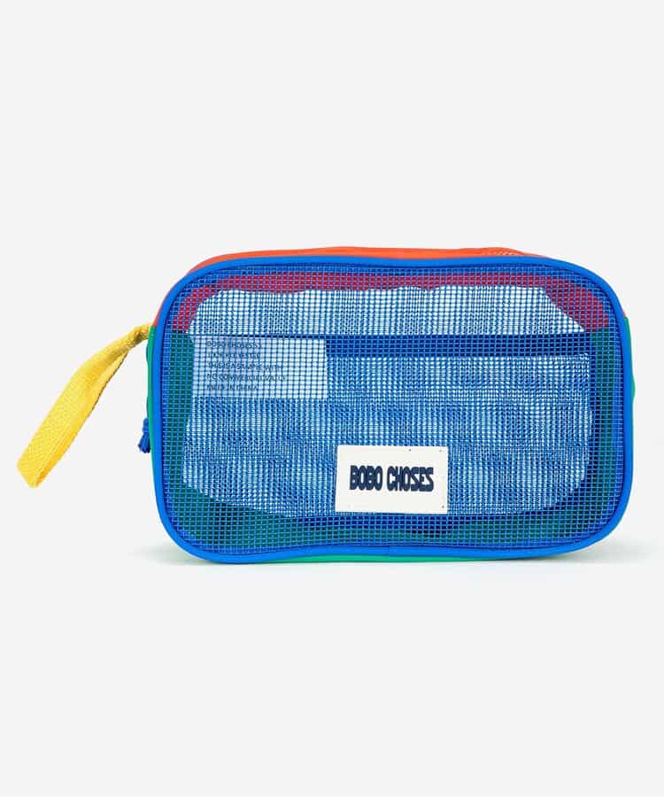 ★SALE★Color block mesh pouch_883928