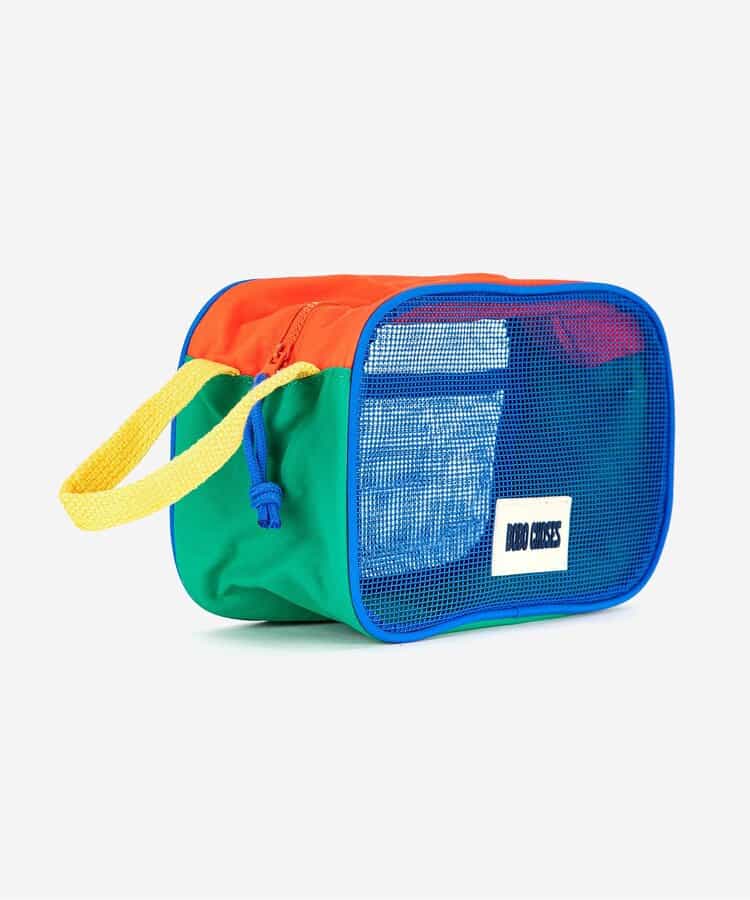 ★SALE★Color block mesh pouch_883929