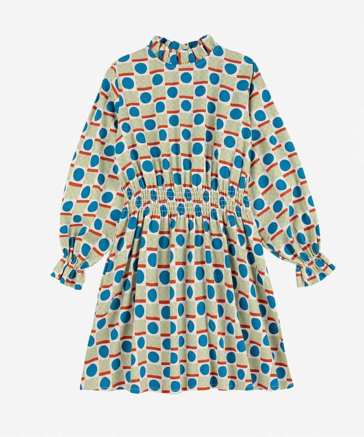 ★SALE★総柄Geometric Scacsワンピース【キッズ】_885044
