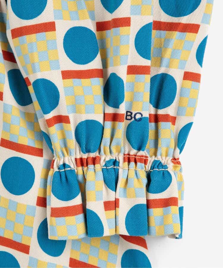 ★SALE★総柄Geometric Scacsワンピース【キッズ】_885046