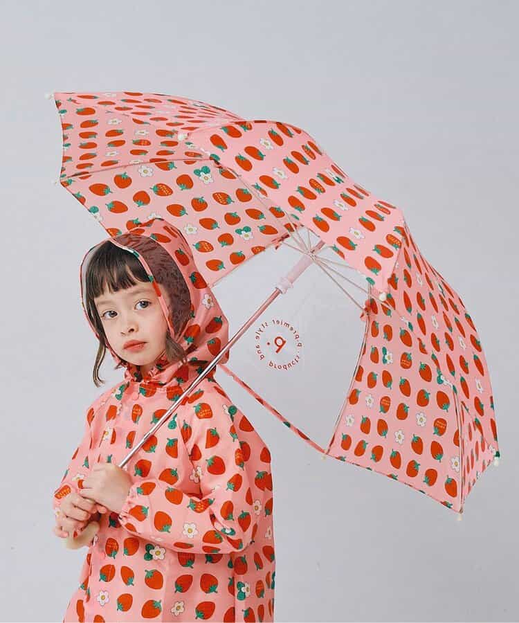 雨の日がたのしい総柄アンブレラ