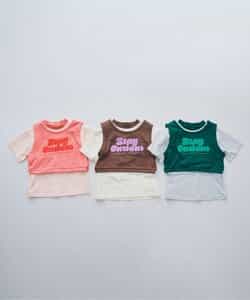 ★アウトレットセール★レイヤードタンク＆Tシャツセット_925089