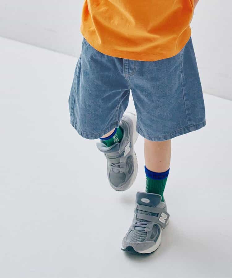 【CH再入荷！】カラーツイル＆デニムワイドハーフパンツ リンク