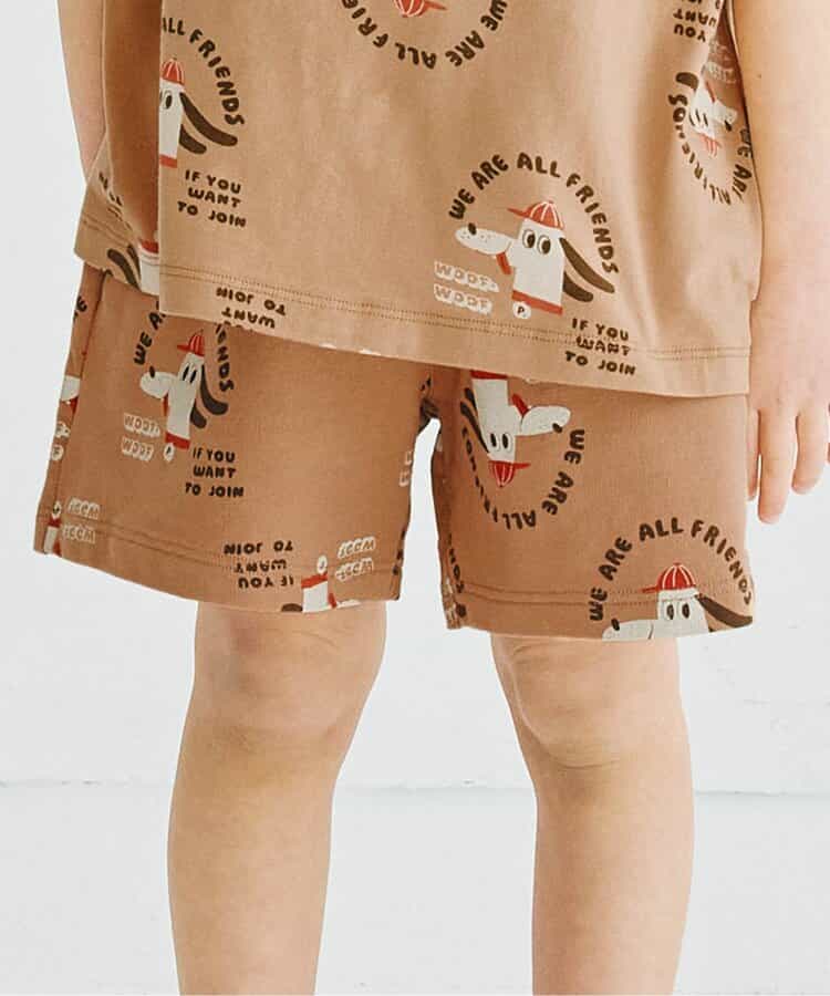 ★アウトレットセール★【リンク】イロチ買いしたい総柄イージーハーフパンツ_セットアップ対応